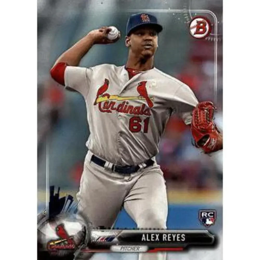 2017 Bowman Alex ReyesÂ  RC # 98 St. Louis Cardinals